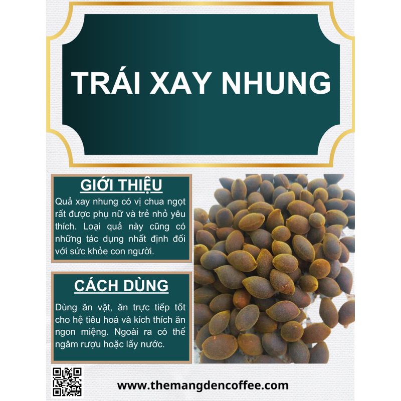 Trái Say Nhung 250g Đặc Sản Măng Đen Kon Tum