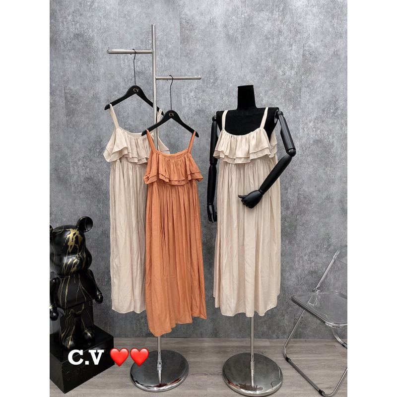 Váy 2s tơ xuông bèo ngực