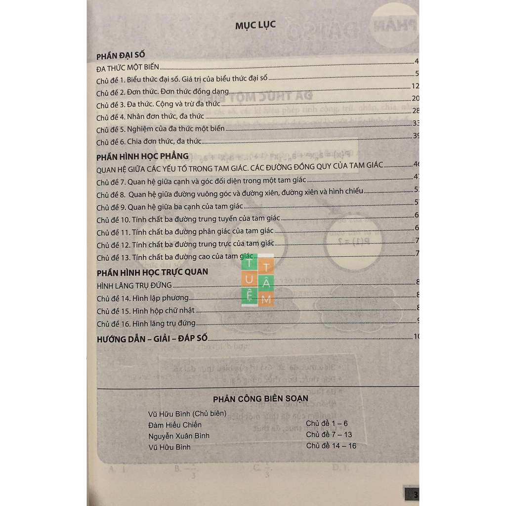 Sách - Bồi dưỡng Toán 7  - tập 1 và tập 2