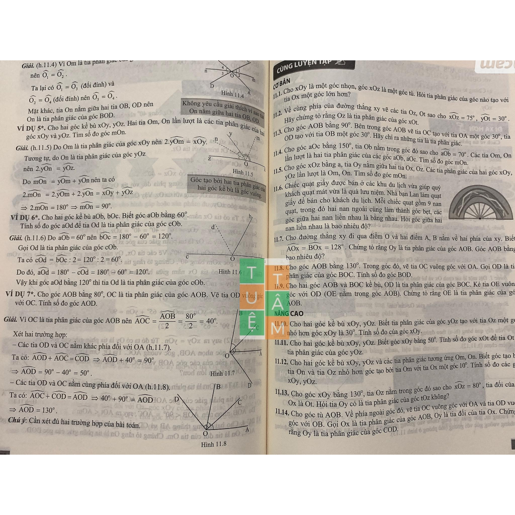 Sách - Bồi dưỡng Toán 7  - tập 1 và tập 2