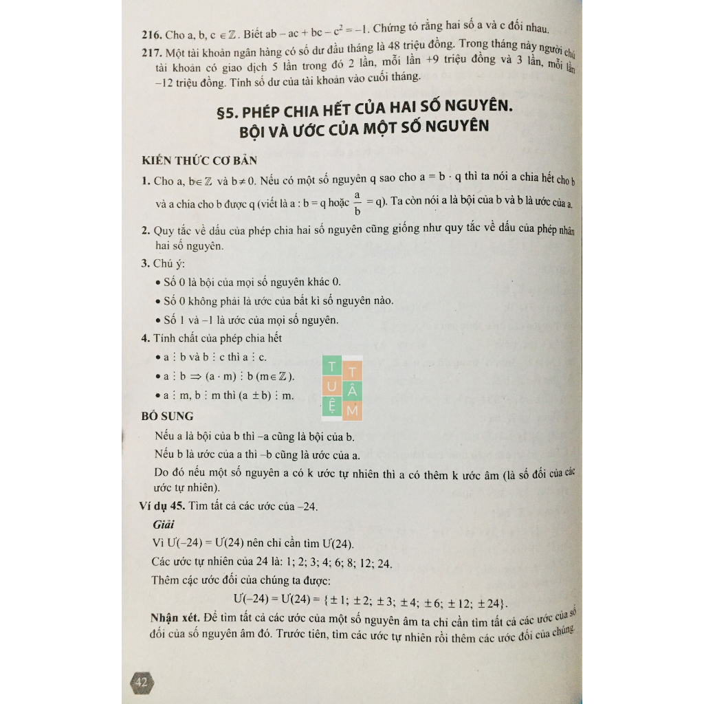Sách - Bài tập nâng cao và một số chuyên đề Toán 6