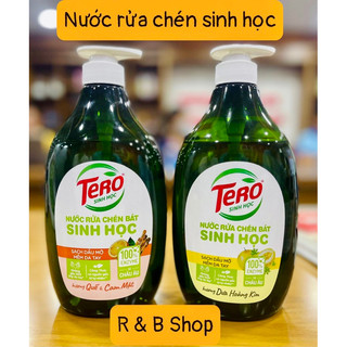  Nước rửa chén Sinh Học Tero hương Quế Cam dưa hoàng kim túi lớn 1,8kg siêu tiết kiệm 