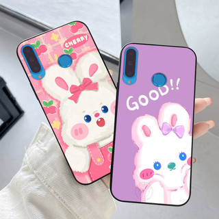 Ốp lưng huawei nova 4e / p30 lite in hình thỏ trắng cute dễ thương