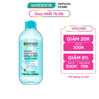 Nước Tẩy Trang Garnier Micellar Cleansing Water Salicylic BHA 400ml