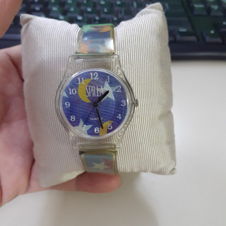 Đồng hồ độc lạ nữ Spila đổi hình trăng sao second hand si nhật