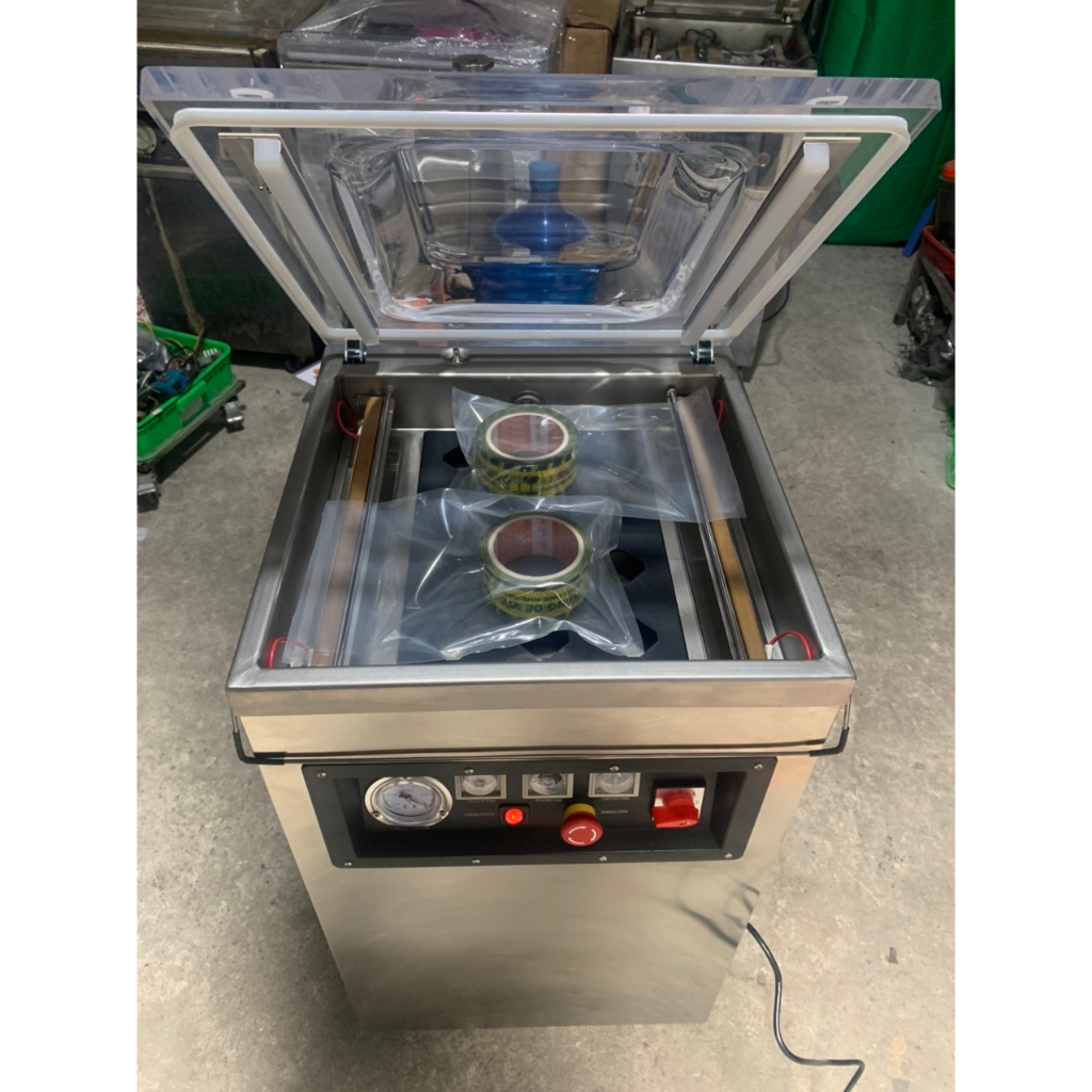 Máy hút chân không công nghiệp DZQ400  DZQ500 công suất bơm chân không 900W cho áp suất đạt -0,1Mpa, 2 thanh hàn