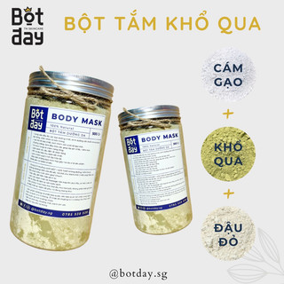 Bột tắm khổ qua, dưỡng da handmade 500gr tắm trắng body