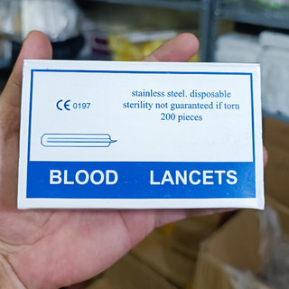 Loại 1 sắc bén kim chích mụn, kim chích máu hộp 200 chiếc