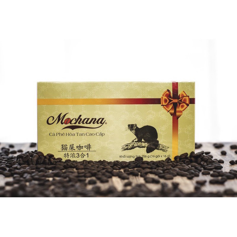 cà phê chồn hoà tan cao cấp mochana (16x16g)