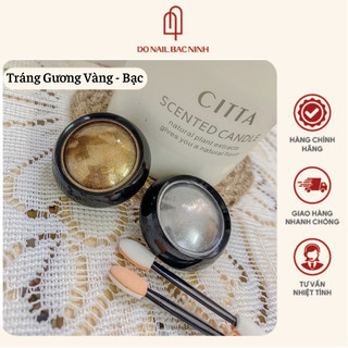 Tráng gương nail màu vàng bạc siêu sáng - hũ 10g