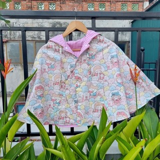 Áo khoác chống nắng, MẶC ĐƯỢC 2 MẶT, ĐỦ SIZE, poncho, áo cánh dơi, mẫu em bé