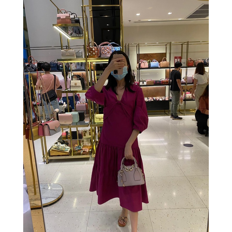 Túi Lyn hến KENNEDY HANDBAGS tay cầm 𝐦𝐚̂̃𝐮 𝐦𝐨̛́𝐢