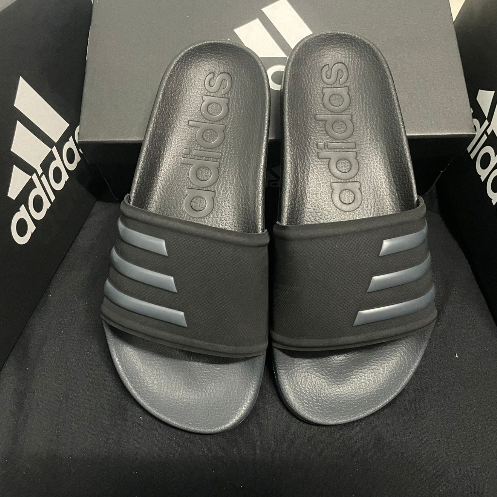 DÉP ADIDAS 3 SỌC QUAI NGANG NAM NỮ MÀU ĐEN XANH ĐẸP/ DÉP ADIDAS ADILETTE 2023