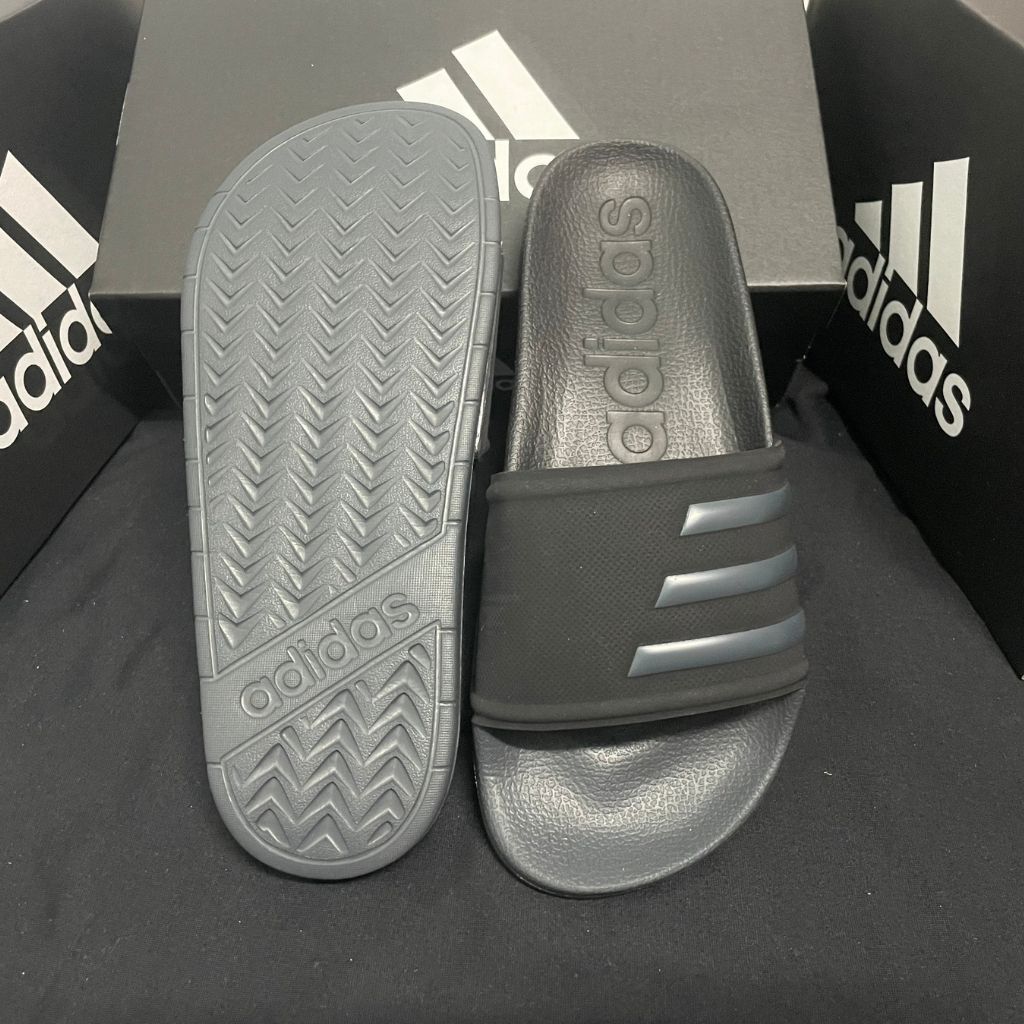 DÉP ADIDAS 3 SỌC QUAI NGANG NAM NỮ MÀU ĐEN XANH ĐẸP/ DÉP ADIDAS ADILETTE 2023
