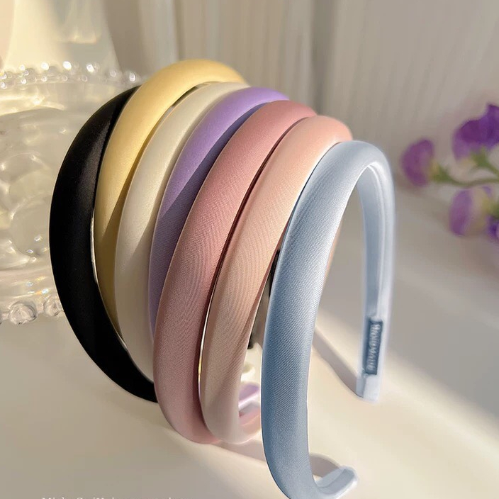 Băng đô cài tóc satin nhẹ nhàng dễ thương