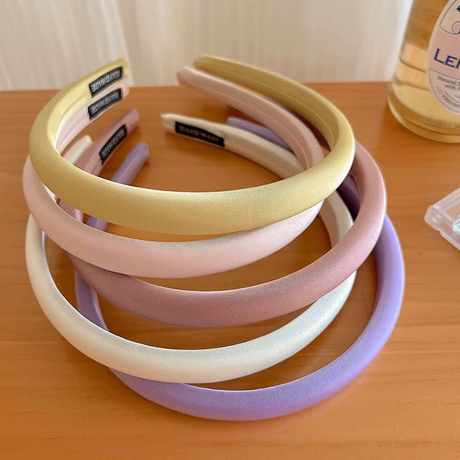 Băng đô cài tóc satin nhẹ nhàng dễ thương