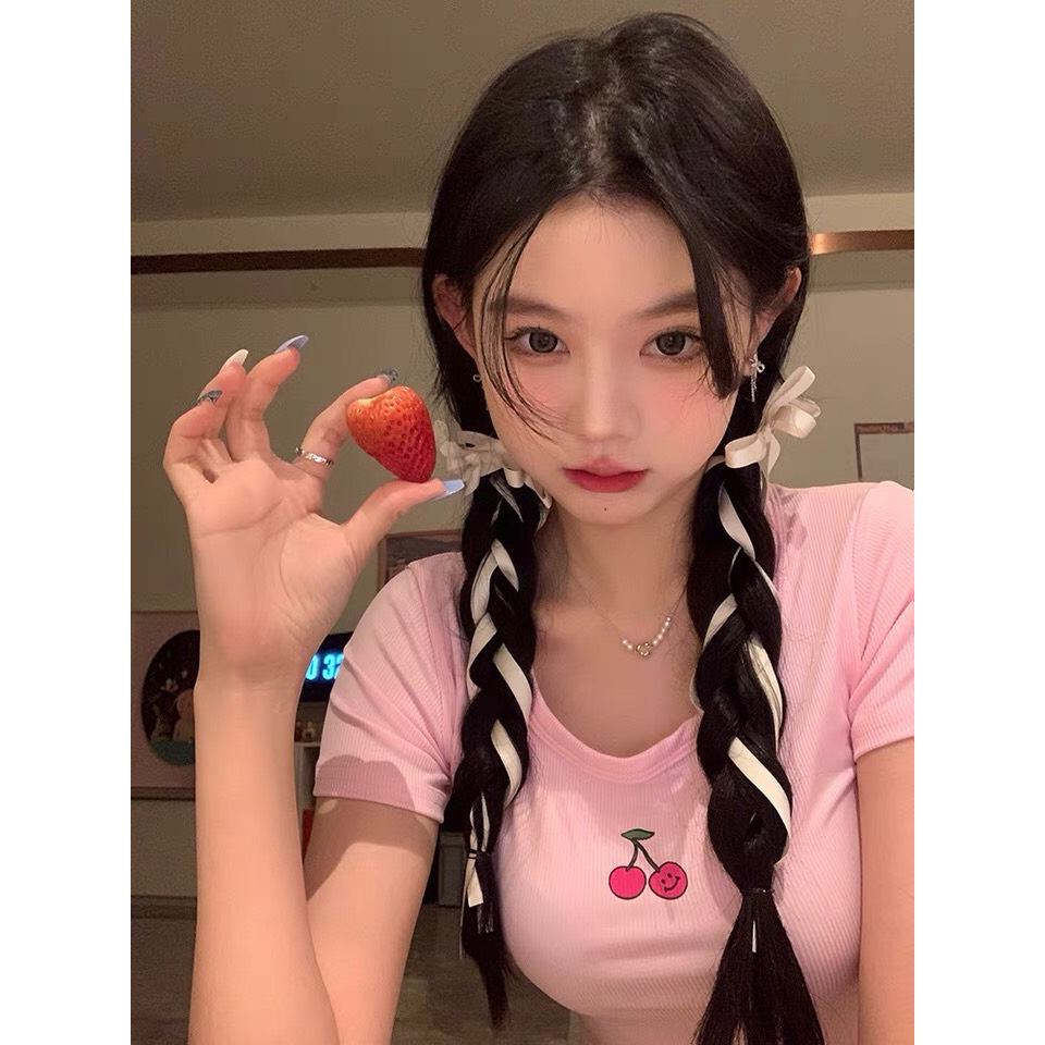 Kẹp tóc ruy băng nơ dài dễ thương hottrend hè 2023