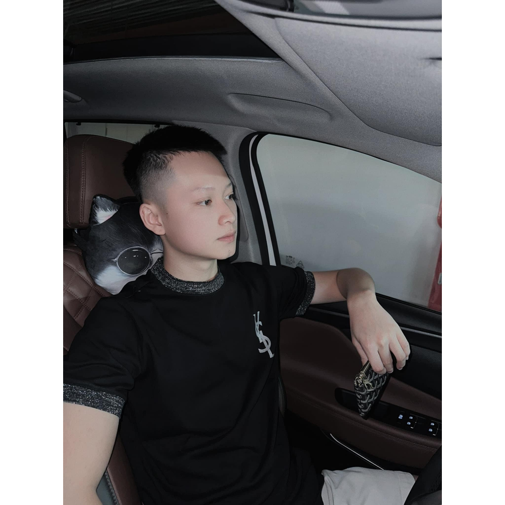 Áo Thun YSL Kim Tuyến Fom Rộng Tay Lỡ Vải Cotton Cao Cấp Mẫu Hot 2023 | BigBuy360 - bigbuy360.vn