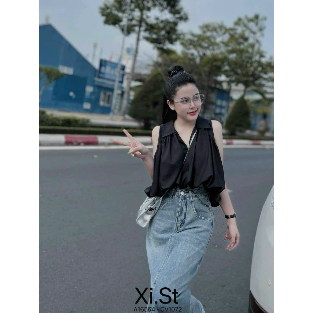 Áo Sơmi bí nữ dể thương - Áo somi bí Có 3 màu - Somi nữ xinh xinh