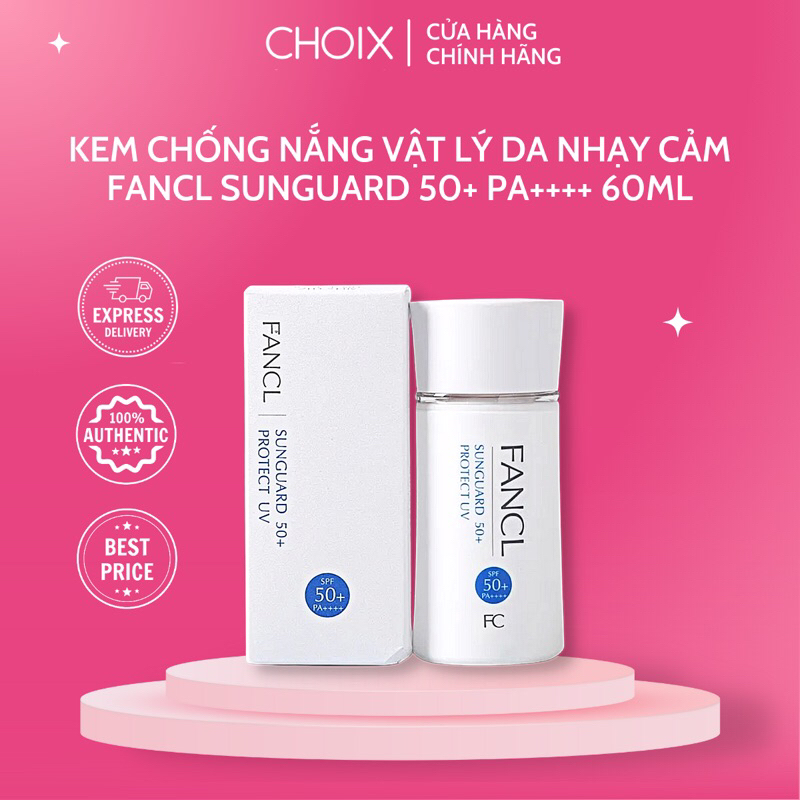 FANCL kem chống nắng vật lý cho da nhạy cảm