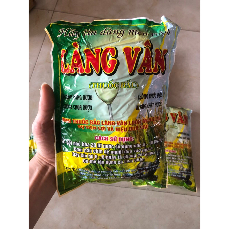 MEN LÀNG VÂN, men nấu rượu, gói 500g