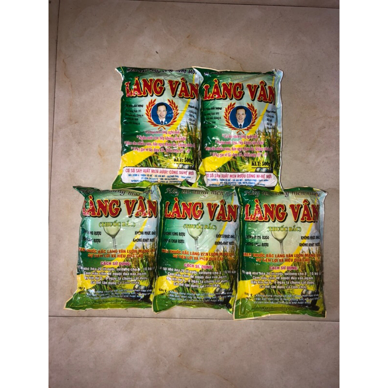 MEN LÀNG VÂN, men nấu rượu, gói 500g