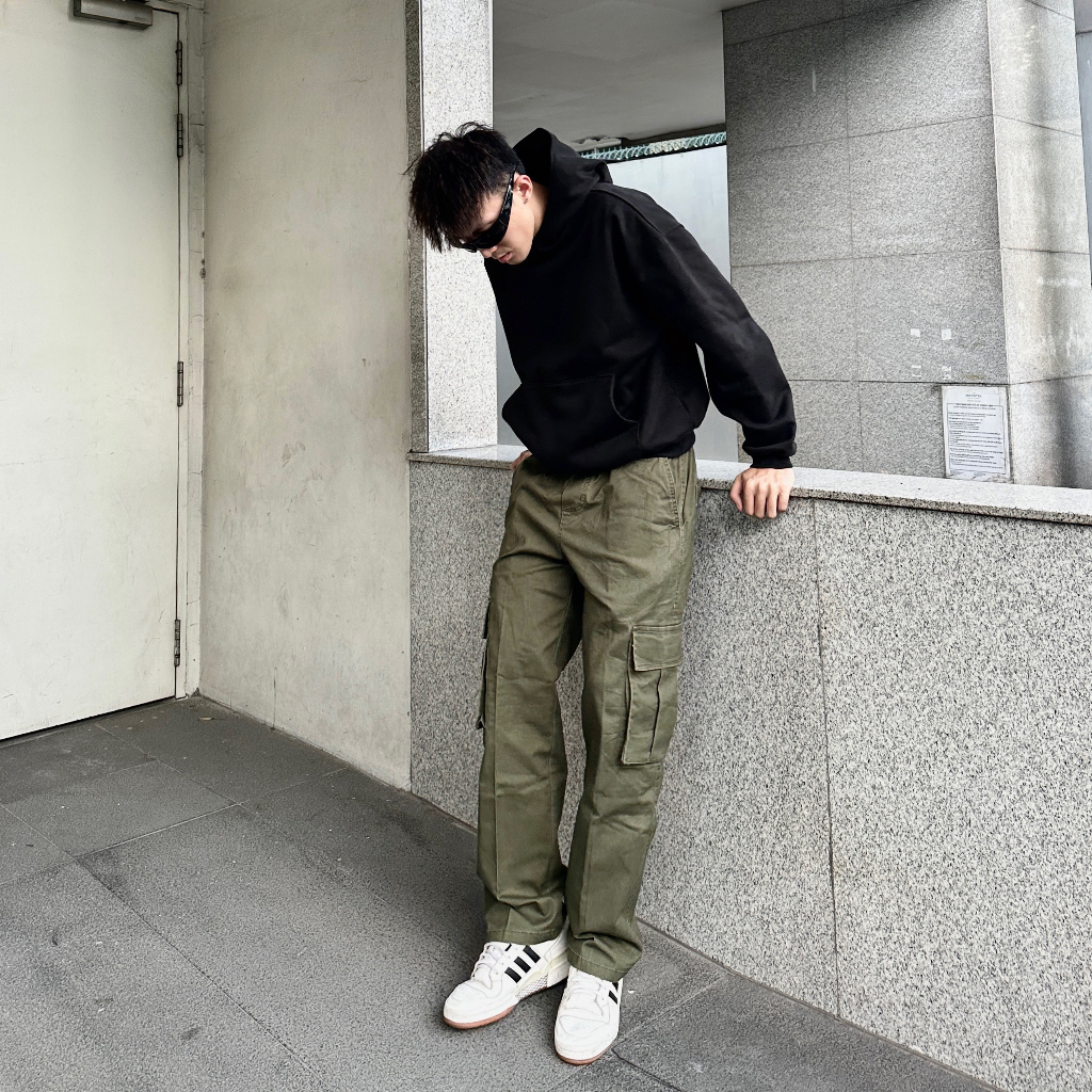 Quần Kaki Túi hộp nam nữ, Quần Cargo Pants Gucoon