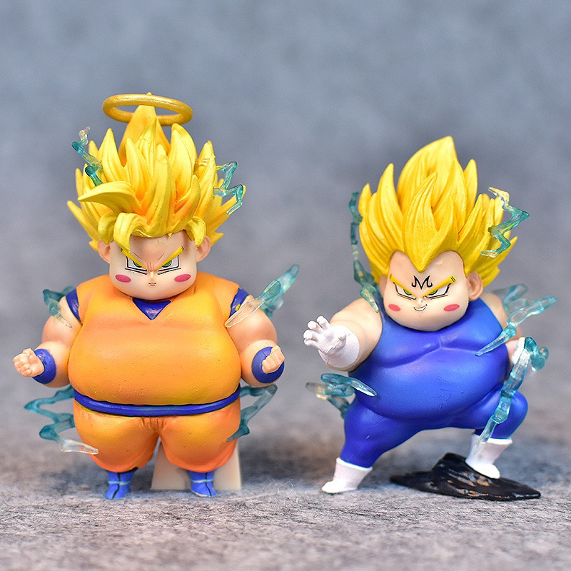 Mô Hình Chibi Songoku Và Vegeta Béo