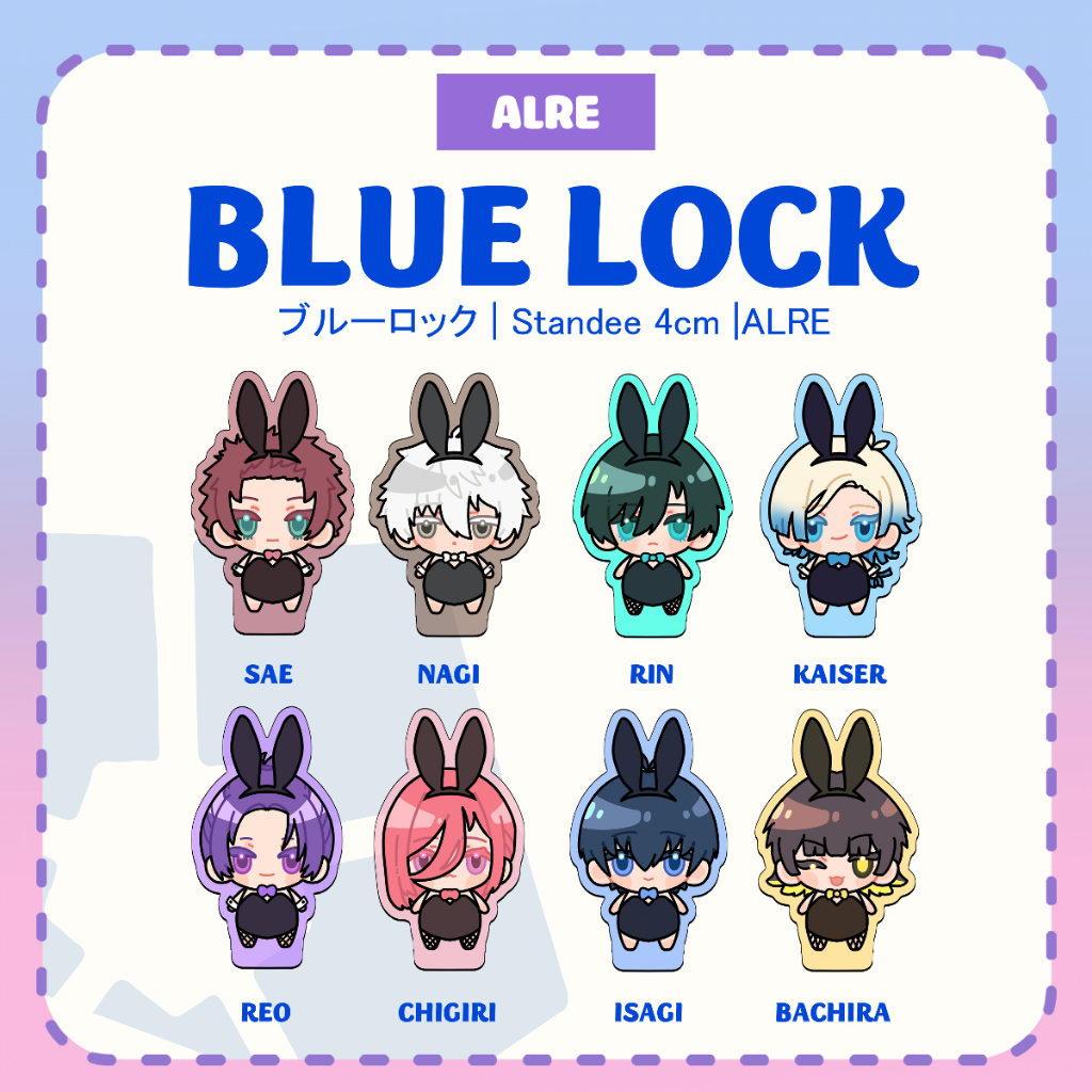 GACHA Blue Lock Thỏ  4cm Đáng Yêu