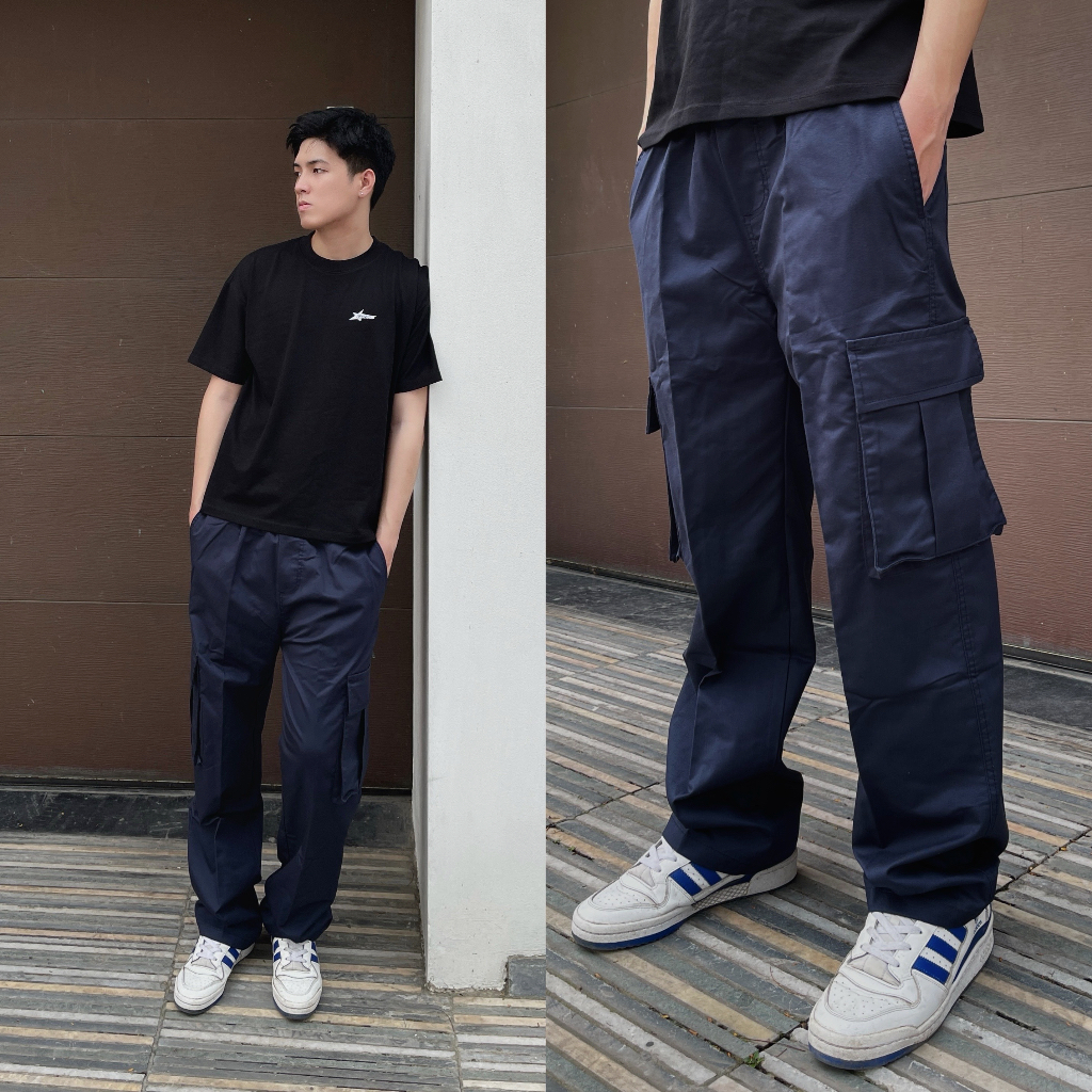 Quần Kaki Túi hộp nam nữ, Quần Cargo Pants Gucoon