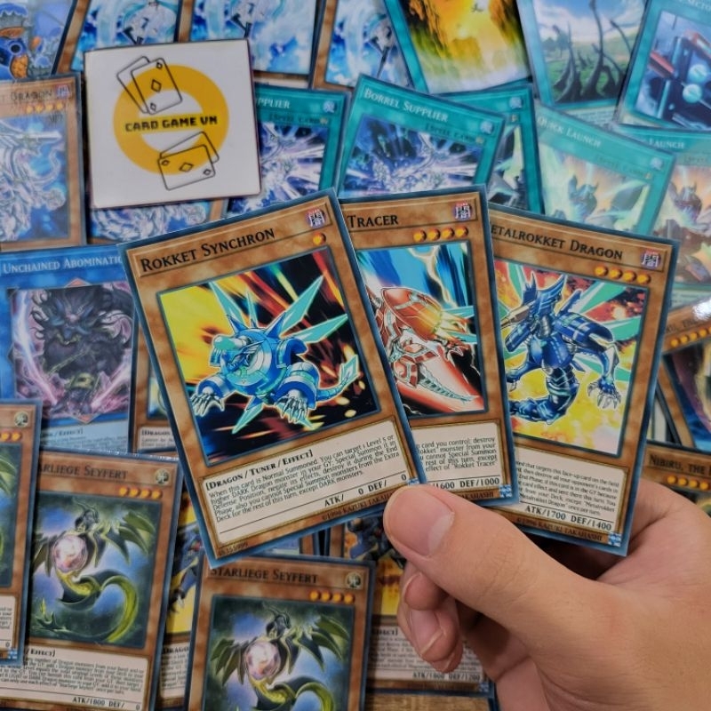 Bài YuGiOh - Bộ 54 lá bài Rokket Varis Deck - Card Game VN