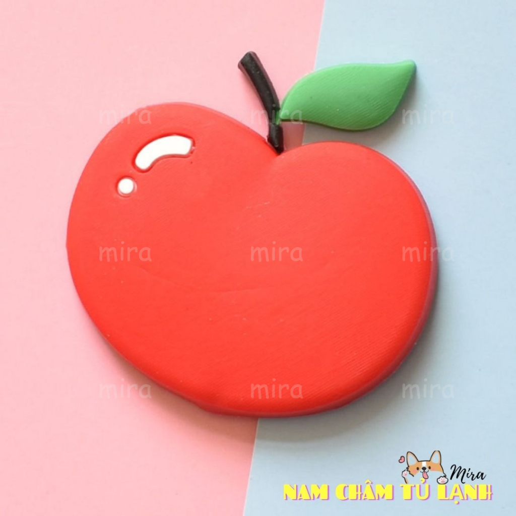 Nam Châm Tủ Lạnh 14 Rau Củ 9 Trái Cây Trang Trí Bàn Học Đính Note Bảng Từ Cho Bé Mira-PVC79142