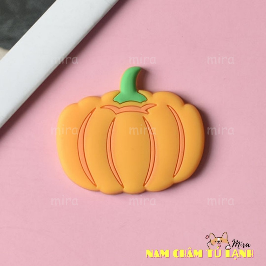 Nam Châm Tủ Lạnh 14 Rau Củ 9 Trái Cây Trang Trí Bàn Học Đính Note Bảng Từ Cho Bé Mira-PVC79142