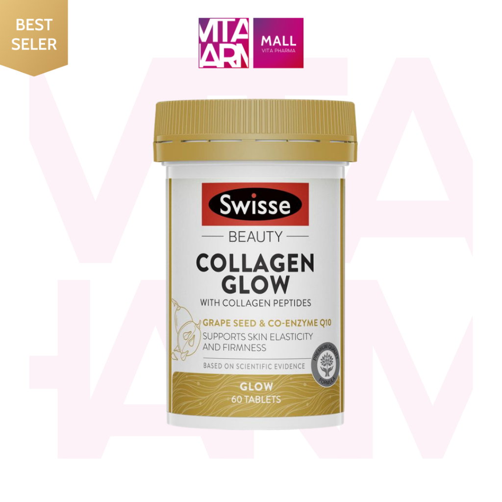 Swisse Collagen Beauty Glow 60 viên - Viên uống đẹp da 60v (Chính Hãng Úc)