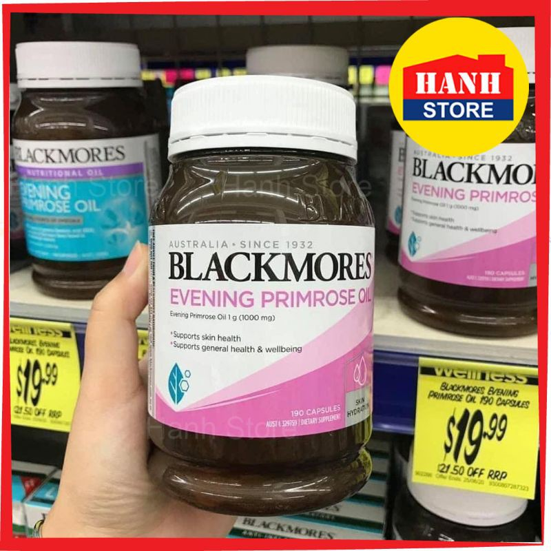 Tinh Dầu Hoa Anh Thảo Blackmores Evening Primrose Oil 190 Viên