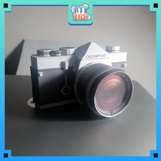 Mô hình giấy Máy ảnh Olympus OM1 (tỉ lệ 1:1)