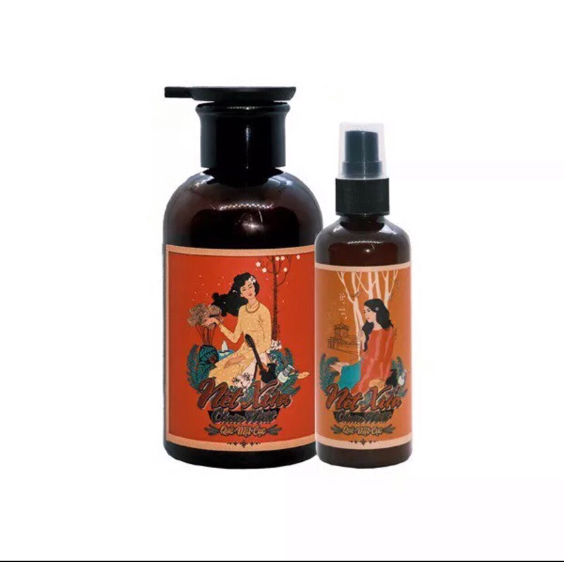 Dầu gội bưởi thiên nhiên lành tính Quê Một Cục ngăn rụng tóc, sạch gàu 350ml