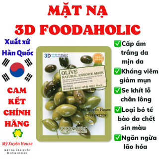 Mặt Nạ Oliu 3D Foodaholic Chính Hãng Hàn Quốc