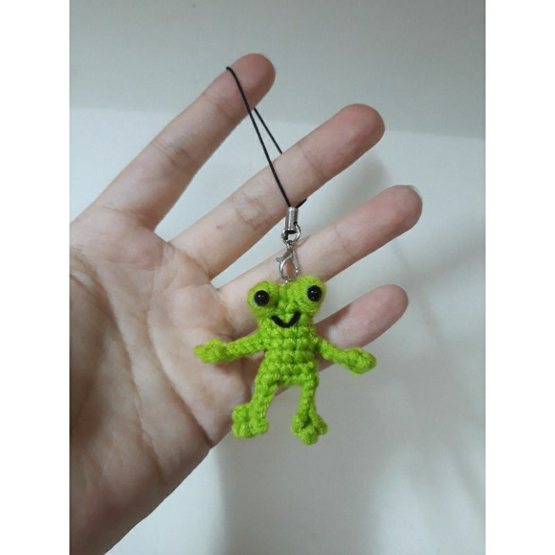 Móc khóa ếch vô tri siu mini 🐸