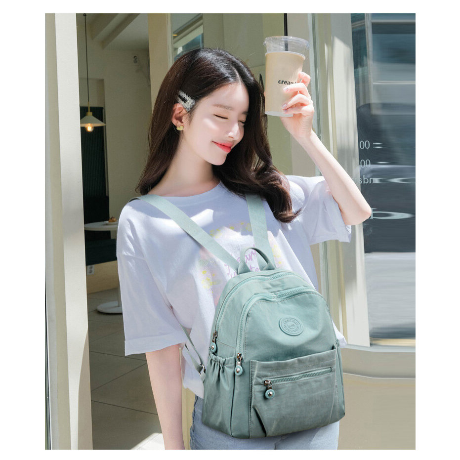 Balo Vải Nylon Oxford Phiên Bản Hàn Quốc Dành Cho Nữ Thời Trang