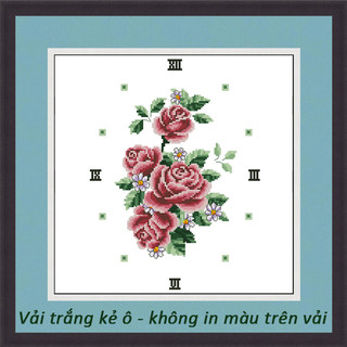 Tranh thêu chữ thập không in màu trên vải DH049 (28 x 38 cm)