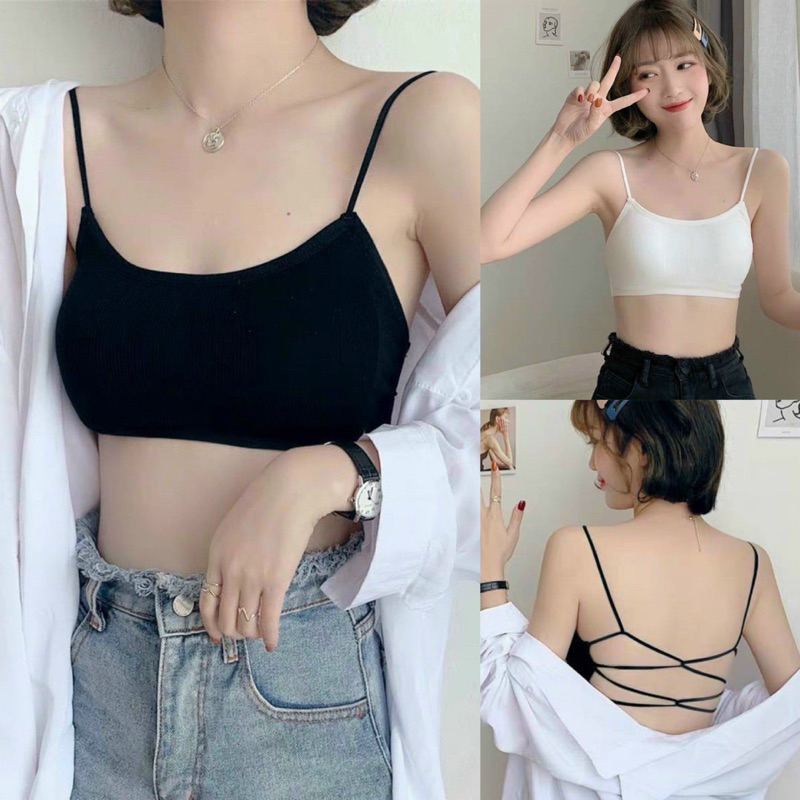 ÁO BRA COTTON MÚT DÂY ĐAN SAU MÁT MỊN