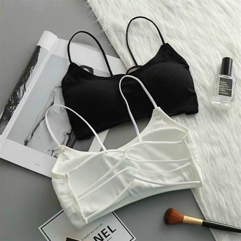 ÁO BRA COTTON MÚT DÂY ĐAN SAU MÁT MỊN