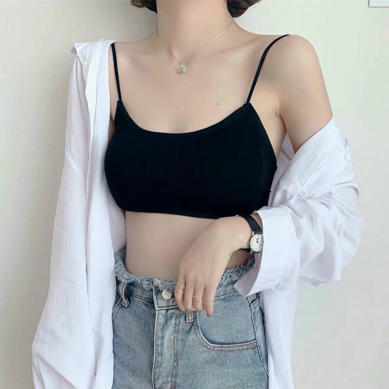 ÁO BRA COTTON MÚT DÂY ĐAN SAU MÁT MỊN