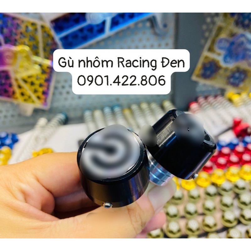 Gù nhôm Đen gắn mọi loại xe