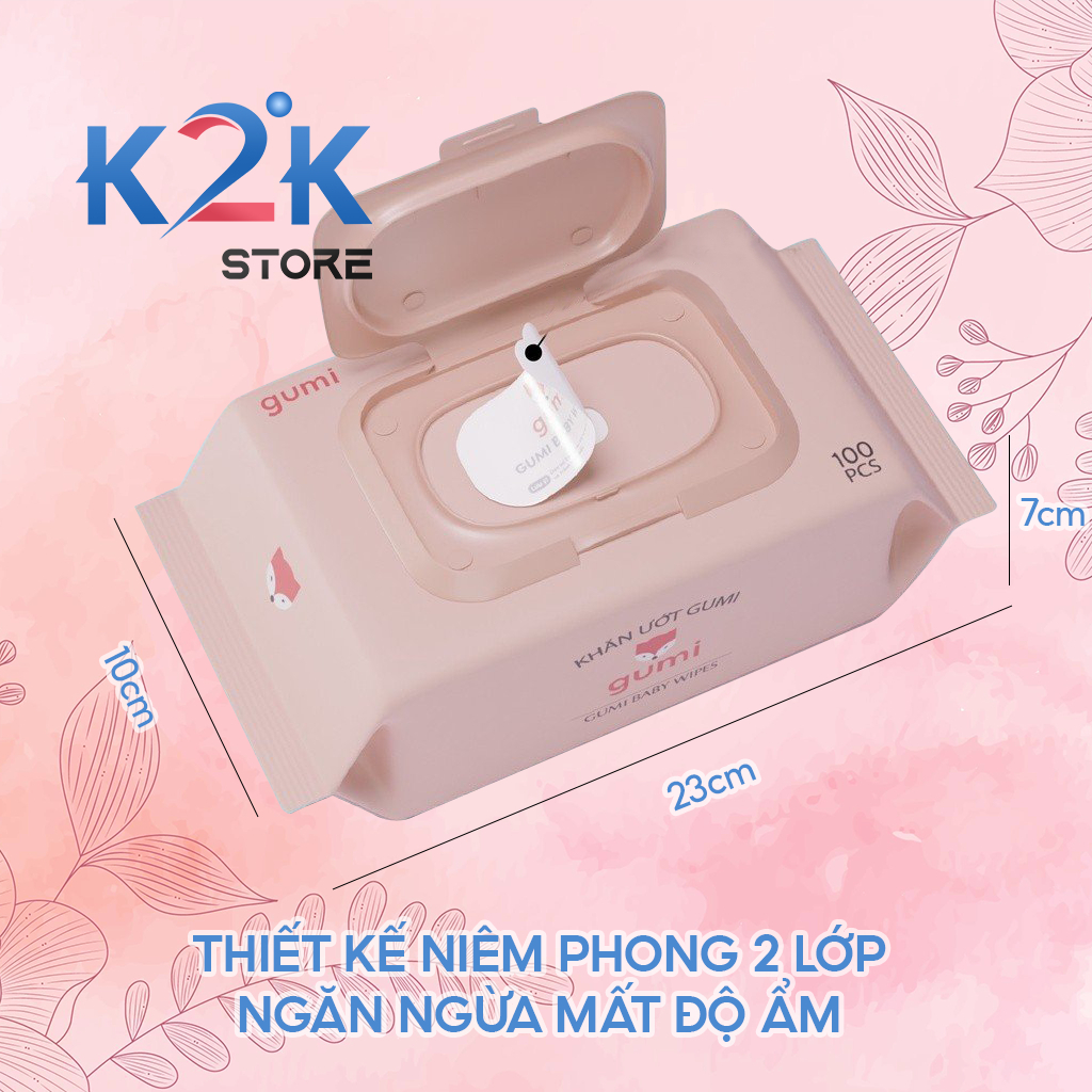 05 gói khăn ướt đa năng gumi - khăn giấy ướt trẻ em thùng 5 gói chất lượng hàng đầu việt nam