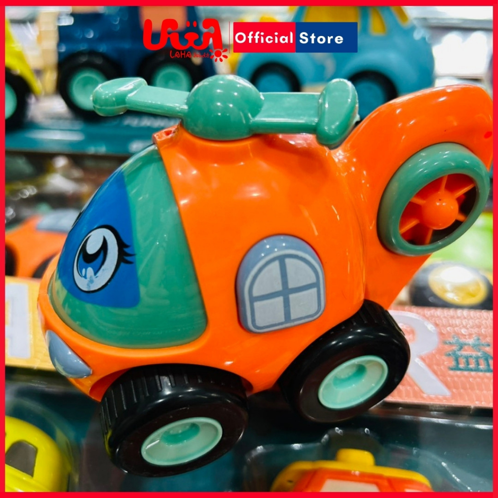 Bộ Đồ Chơi 8 Chiếc Xe Ô Tô Poli Biệt Đội Tàu Bay Siêu Đẳng Dễ Thương Đa Màu Sắc LAHAKIDS
