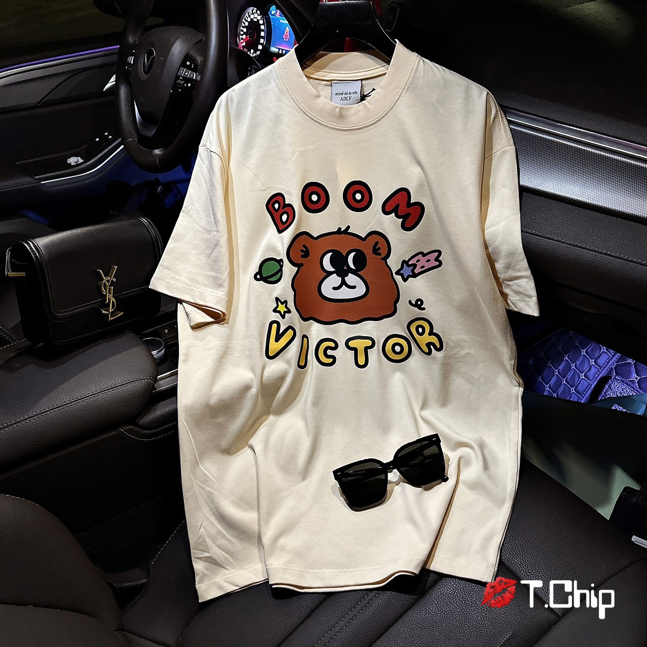 Áo Thun ADLV BOOM VICTOR Form Rộng Tay Lỡ Vải Cotton 100%