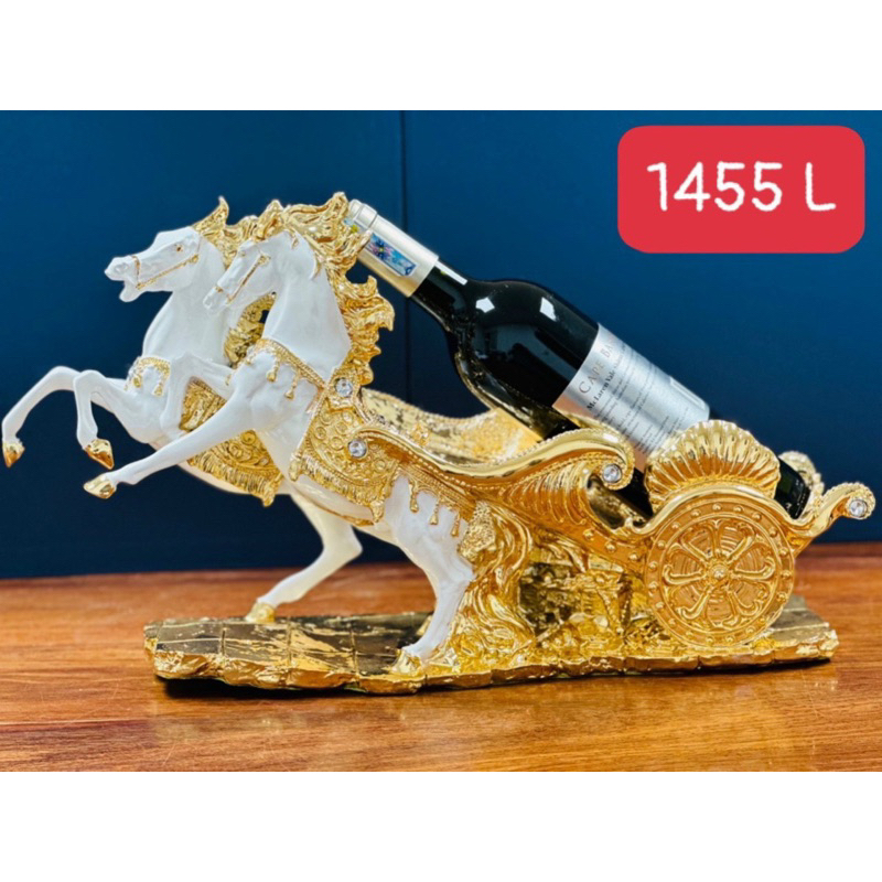 HÀNG CÓ SĂN(LOẠI 1) HÀNG CÓ SẴN kệ để rượu song mã kéo tiền GỐM SỨ CAO CẤP