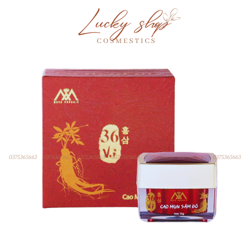[ chính hãng ] Cao mụn sâm đỏ 36 vị 15gr